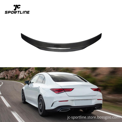 JC Sportline Carbon Fiber Rear Spoiler for Benz CLA C118 CLA200 CLA250 4-Door 2019-2020"
However, for better SEO and readability, you might consider:
"JC Sportline Carbon Fiber Rear Spoiler for Benz CLA C118/CLA200/CLA250 (4-Door, 2019-2020)